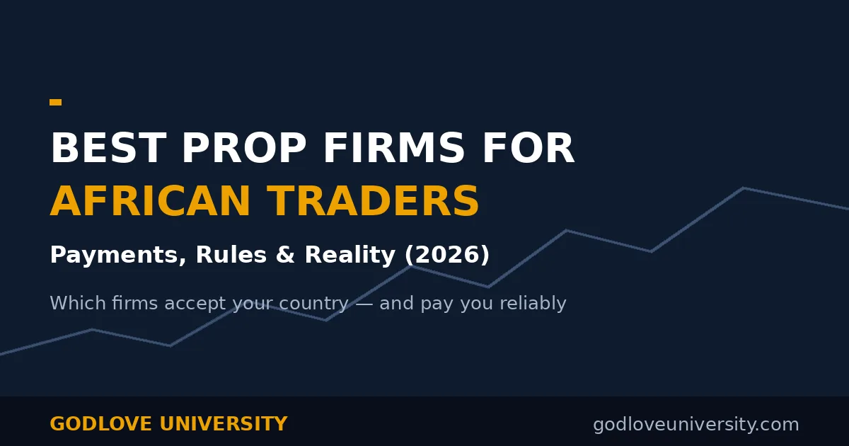 Best prop firms for African traders 2026 — payments, rules and reality, Godlove University