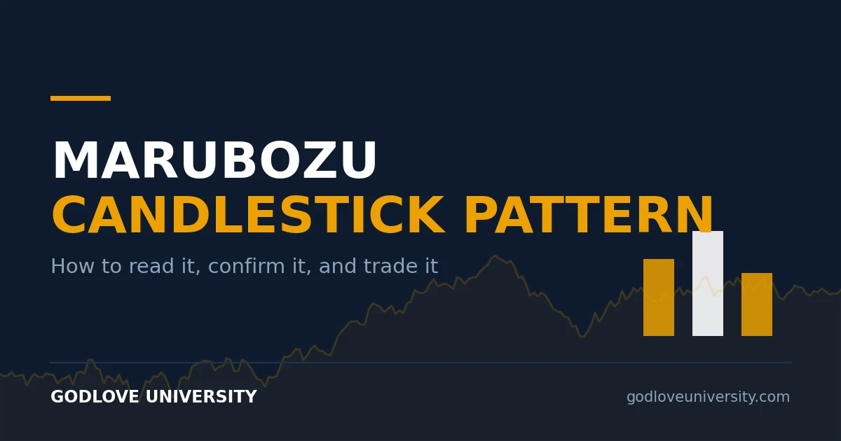 Marubozu candlestick pattern guide by Godlove University